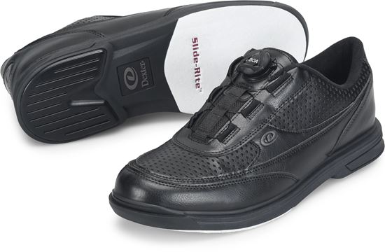 Picture of Dexter Turbo Boa Black Wide Men's Bowling Shoes