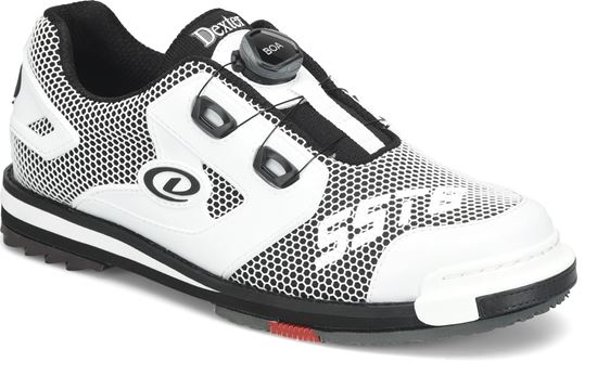 Picture of Dexter SST 8 Power Frame BOA White Black Men's Bowling Shoes