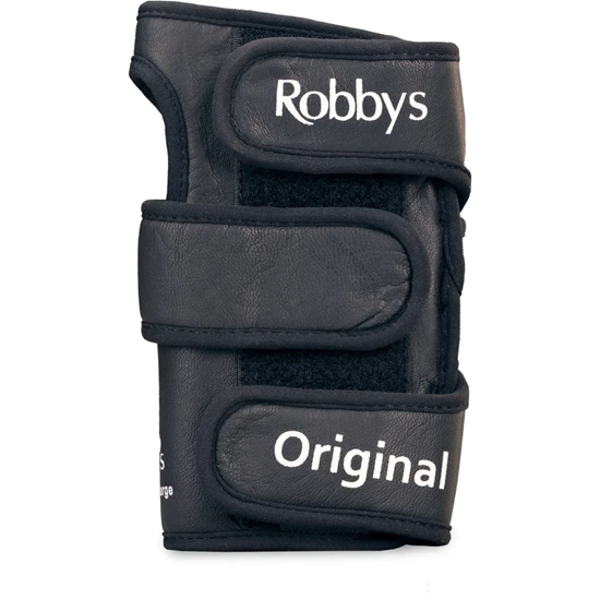 Picture of Robby's Leather Original Positioner Bowling Glove Black