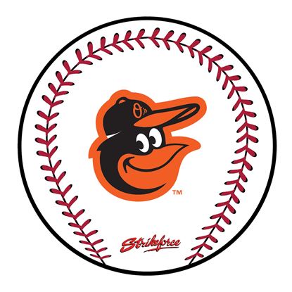 Picture of KR Strikeforce MLB Baltimore Orioles Round Baseball Shammy