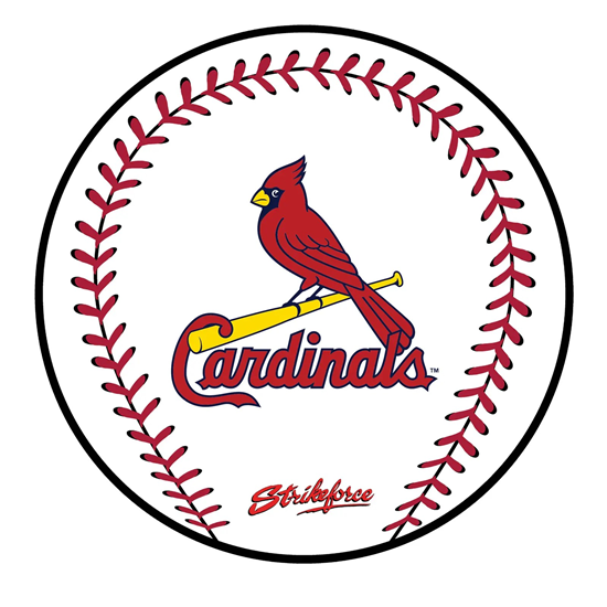 Picture of KR Strikeforce MLB St Louis Cardinals Round Baseball Shammy