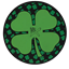 Picture of KR Strikeforce Round Shammy Leather Pad Shamrock