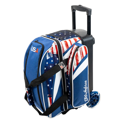Picture of KR Cruiser 2 Ball Double Roller USA Flag Bowling Bag