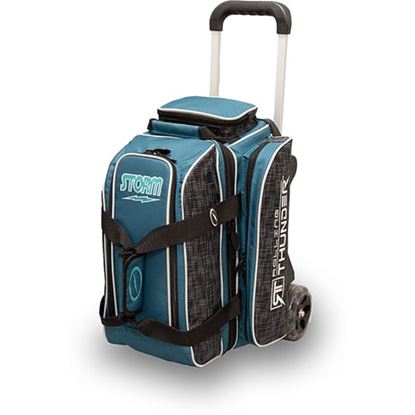 Picture of Storm Rolling Thunder 2 Ball Roller Steel Blue Black Bowling Bag