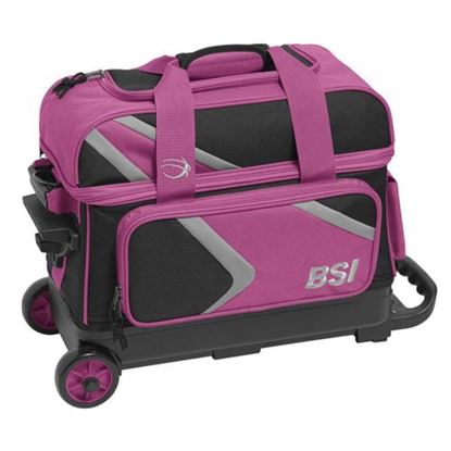 Picture of BSI Dash 2 Ball Double Roller Pink Bowling Bag