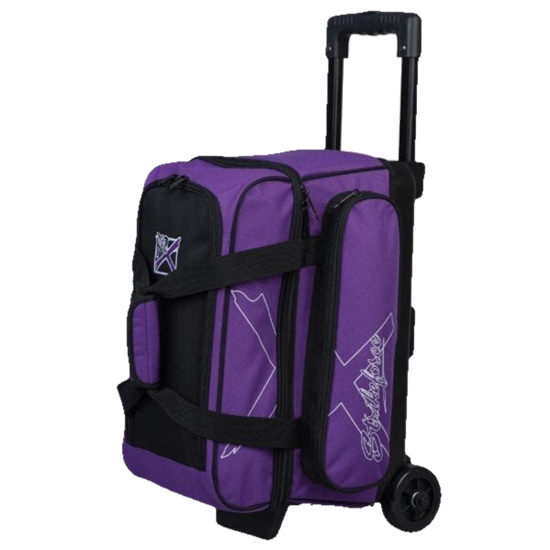 Picture of KR Hybrid X 2 Ball Double Roller Purple Bowling Bag