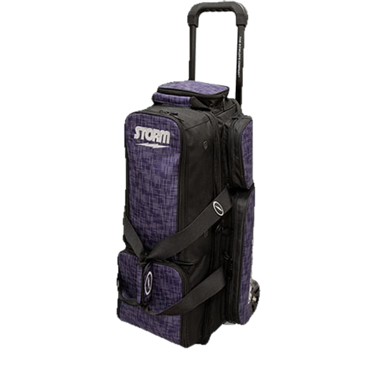 Picture of Storm 3 Ball Rolling Thunder Abstract Purple Black Bowling Bag