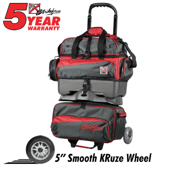 Picture of KR Strikeforce Konvoy 4 Ball Roller Red Smoke Bowling Bag