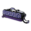 Picture of KR Dye Sub 3 Ball Slim Triple Roller Purple Camo Bowling Bag