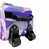Picture of BSI 3 Ball Triple Roller Tote Pink Purple Triangles Bowling Bag